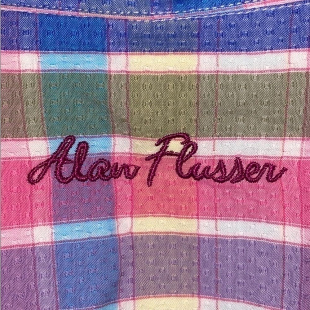 Alan Flusser dress shirt size medium - Picture 3 of 8